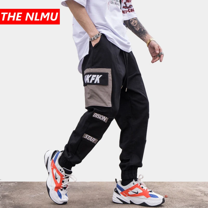 

Hip Hop Cargo Pants Men Pockets Vintage Tatical Pant Joggers 2019 Mens Streetwear Casual Harem Pants Trousers Sweatpants WG316