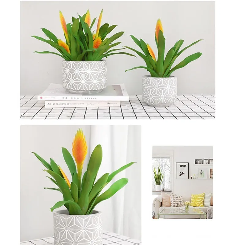 Искусственный цветок капель ананас имитация поддельные цветы мясистые суккулентные растения домашние поддельные растения пластиковые украшения для дома