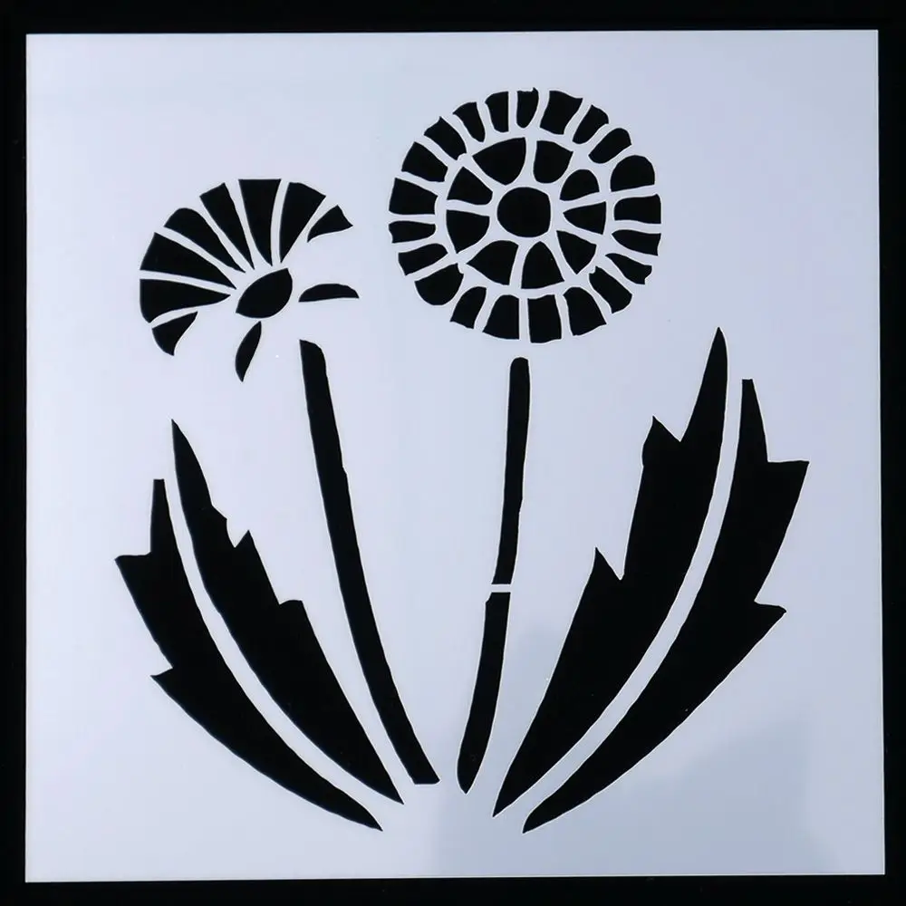 Reusable Stencil Art DIY Home Decor Scrapbooking Album Craft Flower