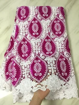 

2018 african velvet lace fabric !High quality African lace fabric!Free shipping velvet and incision lace cloth