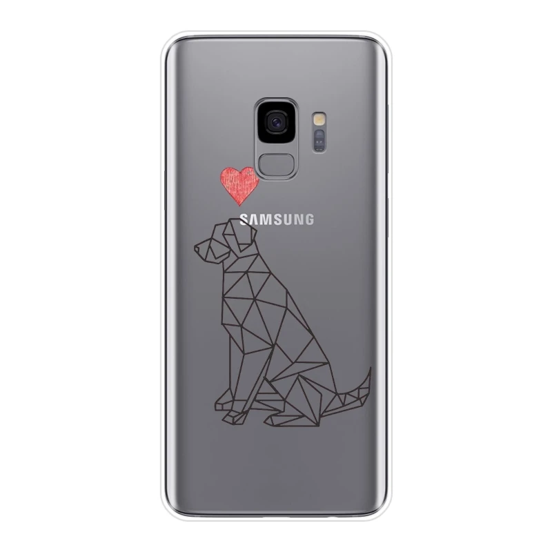 Чехол для телефона с изображением кота собаки лисы оленя Samsung Galaxy Note 4 5 8 9