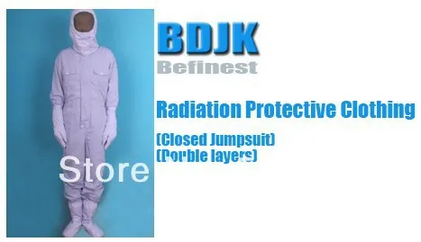 

Radiation Protective Clothing Closed Jumpsuit with 2 Layers Fabric Protection Suit and Working Clothes Free ship