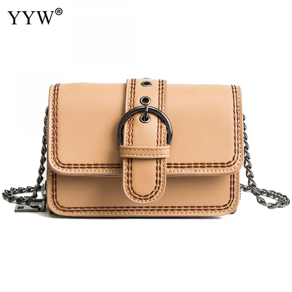 

YYW Cheap Female Leather Shoulder Bag Black Red Crossbody Bag Metal Haps Solid Fashion Small Portable Bags Bolsa Feminina