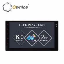 Ownice C500 Octa 8 Core Android Support 4G LTE SIM Network Car GPS 2 din Universal car Radio Multimedia Video Auto player no dvd