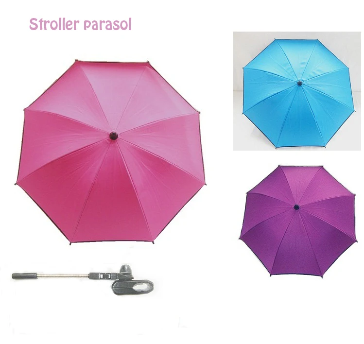 Umbrella for Baby Stroller Portable Folding Removable Sunshade Umbrella