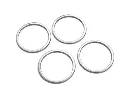 

For BMW 2 Series F45 F46 218i 2015-2017 Car Accessories ABS Chrome Door Speaker Decoration Ring Trim 4pcs