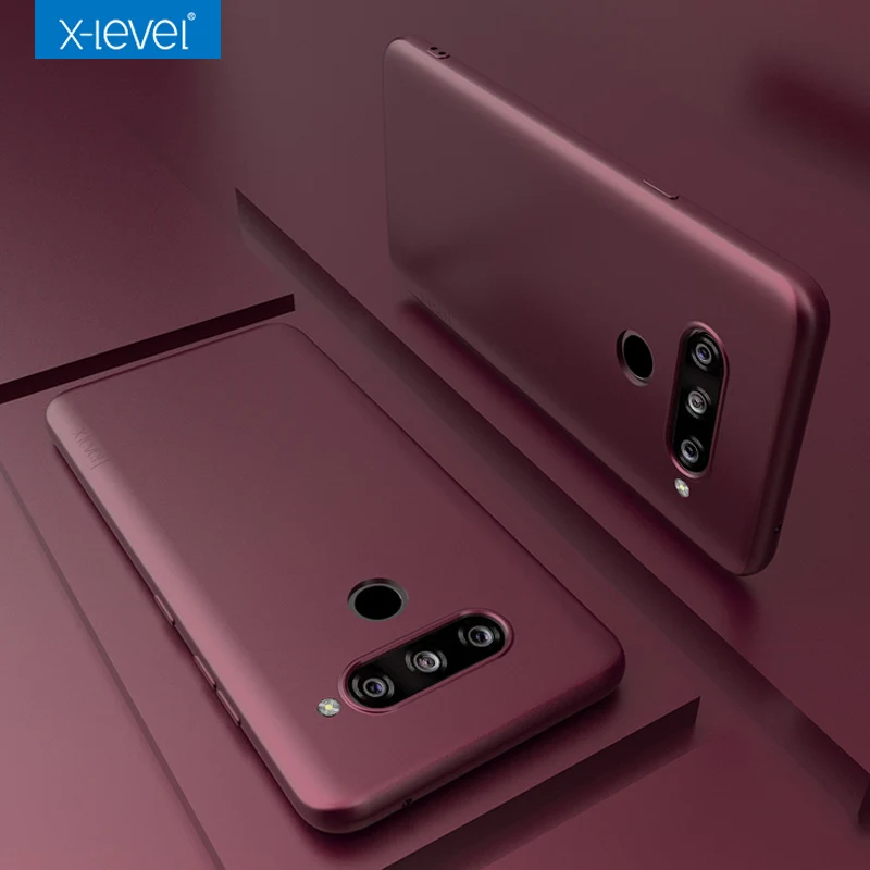 

For LG V40 V30 V20 Case Cover X-Level Ultra Thin Slim Soft Tpu Matte Shockproof Back Cover for LG V30 V40 Phone Case Fundas