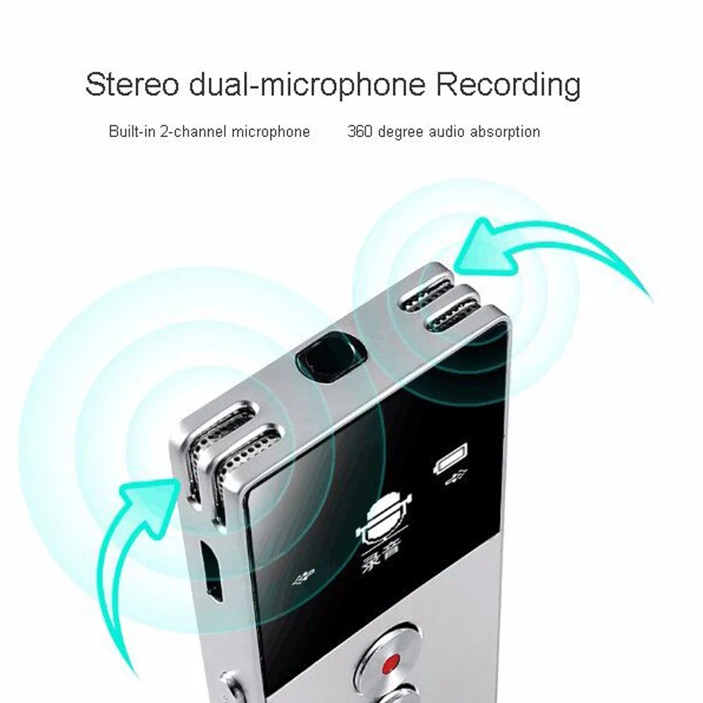 BENJIE 8 Гб мини флэш Цифровой диктофон Диктофон MP3 музыкальный плеер Gravador de Voice с