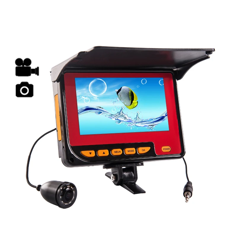 

20M 4.3" TFT Underwater Fishing Camera System HD 1000TV Lines Underwater Camera with DVR