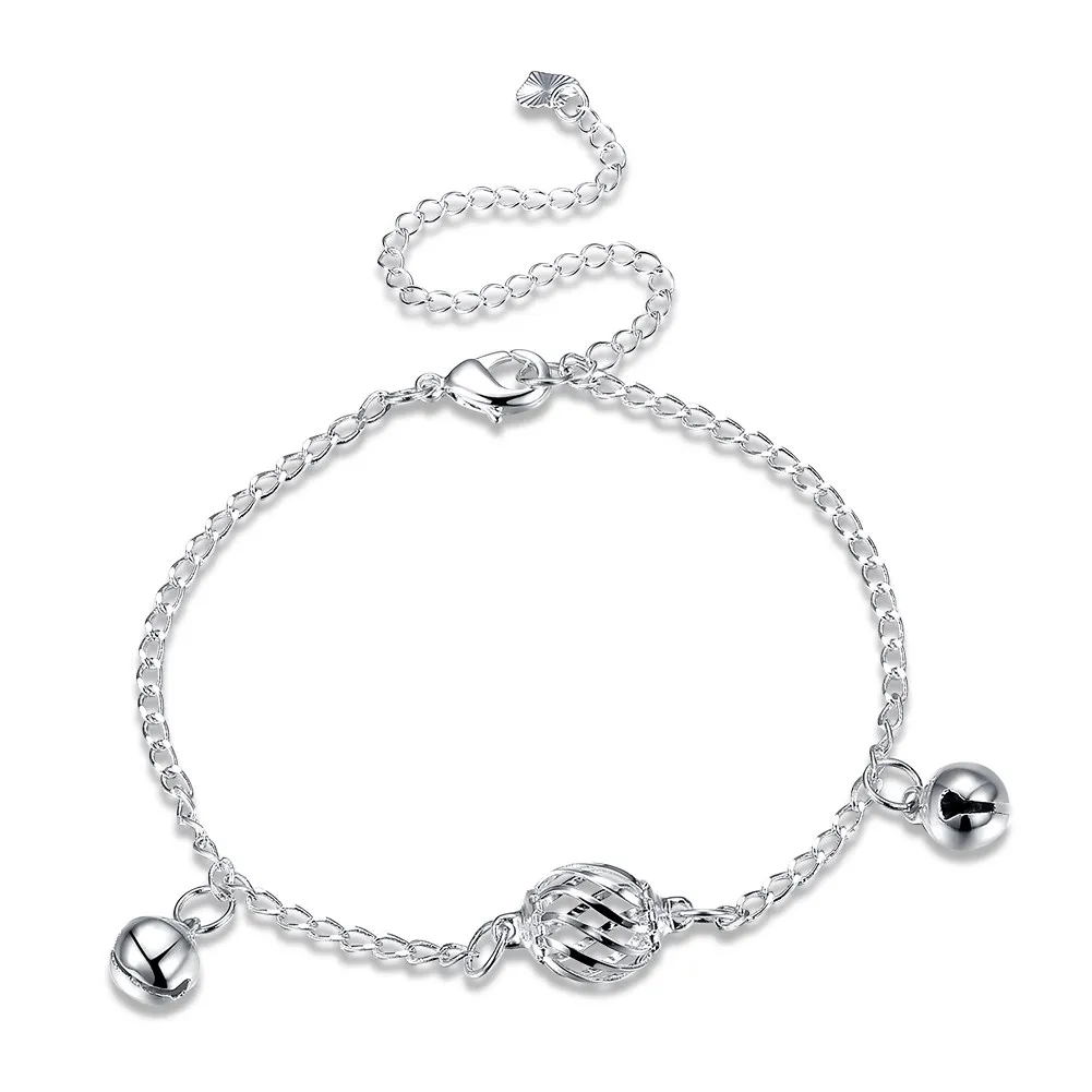 Новое поступление Посеребренная ножной браслет для Для женщин как tornozeleiras Jewellery поставщик Лидер продаж Мода Les браслеты Цепочка на ногу