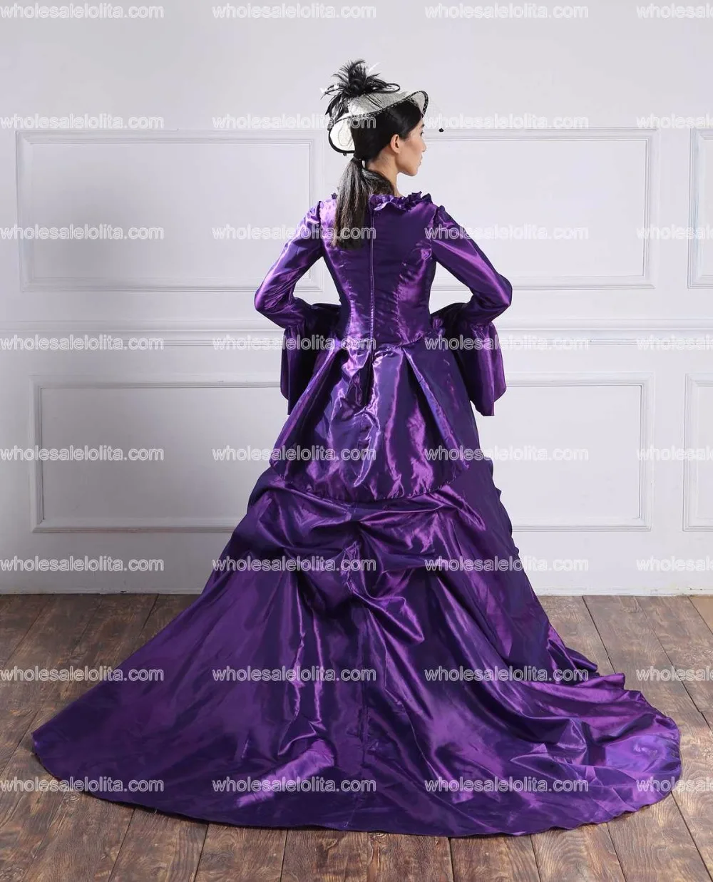 Платье Marie Antoinette платья в стиле ренессанс средневековые Длинные костюмы