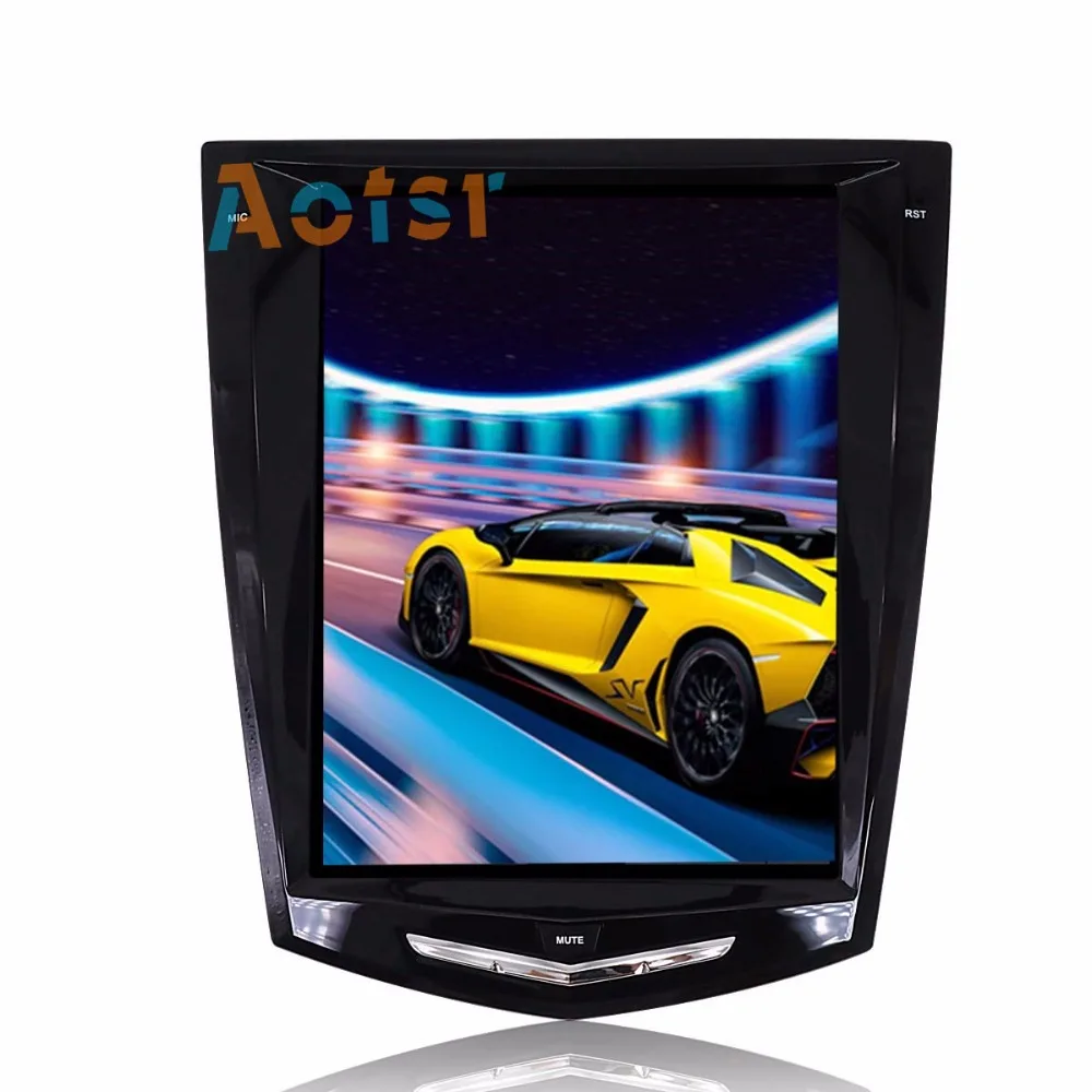 Discount Tesla style 10.4"Big Screen Android 6.0 head unit for Cadillac ATSL SRX XTS 2013-2017 car GPS navigation Auto Radio no car dvd 5
