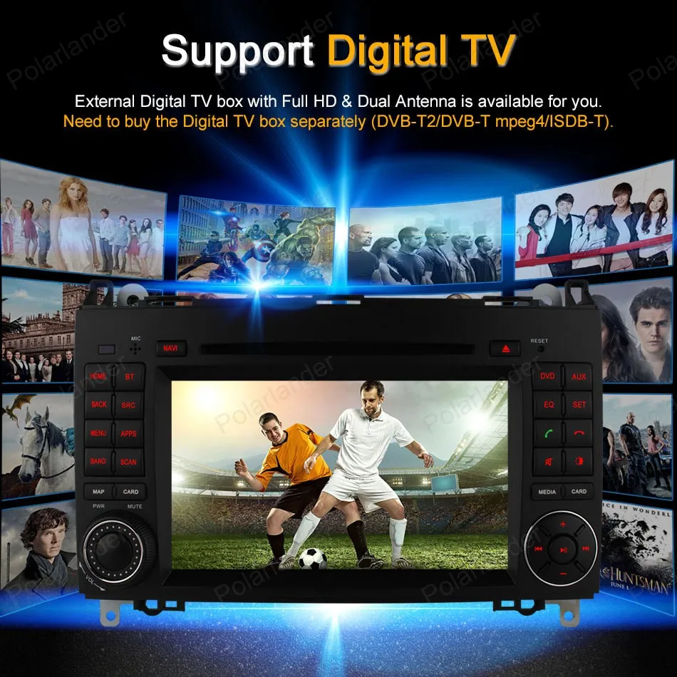 1024*600 Android автомобильный DVD плеер с поддержкой BT 3G WiFi GPS DTV DVR DAB + TPMS для B/enz B200 W169 A160