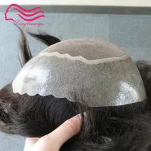 Запас человеческих волос мужской парик Apollo, tsingtaowigs протезы, волосы кусок замена волос