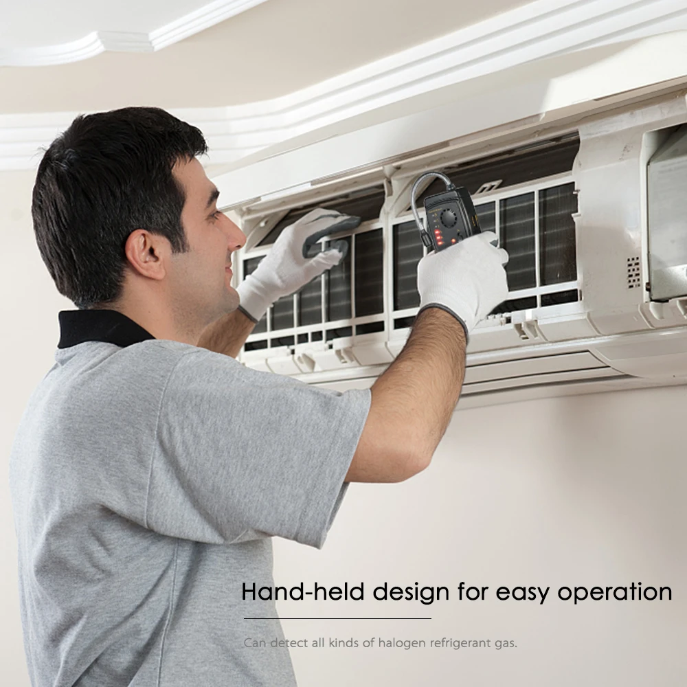 Air Conditioning Refrigerant Halogen Gas Leak Detector ...