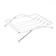 Ванная комната Душ мыльница Нержавеющая сталь стойки фильтр лоток 4,3"