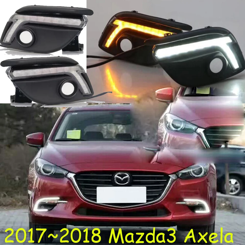 2017 ~ 2018y бампер автомобиля налобный фонарь для mazda3 Axela Дневной светильник