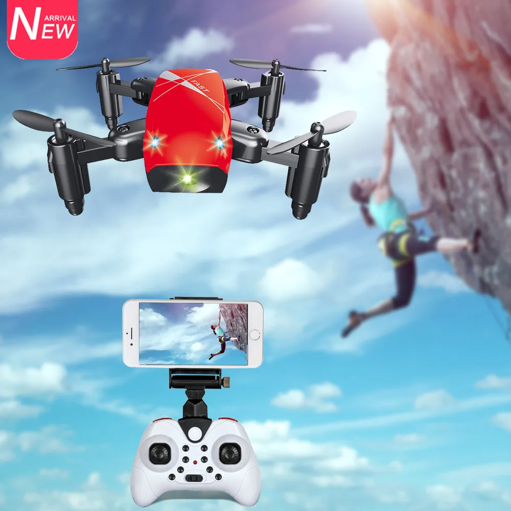 S9HW мини Дрон с камерой S9 без камеры RC вертолет складной удержание высоты