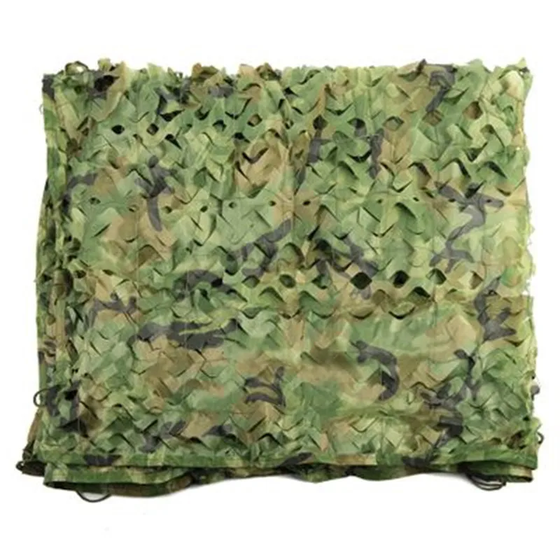 

6x10M Woodland Military Camping Mesh Net Garden Shade Net Army Camouflage Hunting Shade Sail Outdoor Car Hiding Sun Shelter Tent