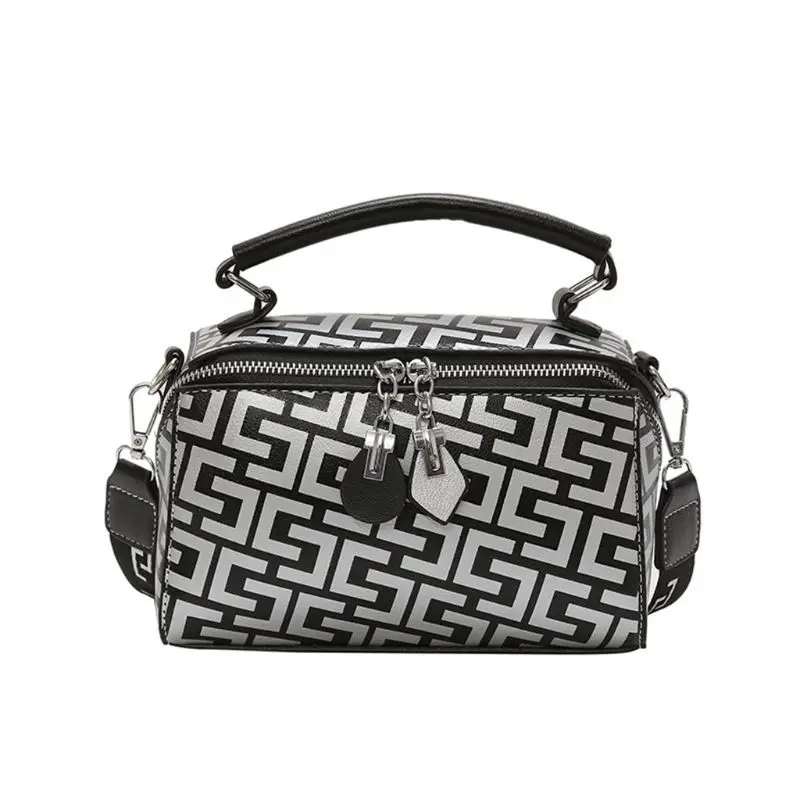 Women Ladies Printed Crossbody Shoulder Bag Tote Purse Messenger Leather Satchel Handbag