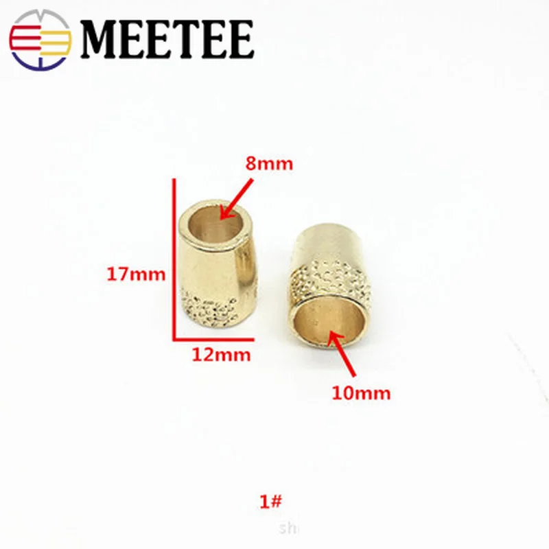 Meetee 25 шт. металлический замок для шнура стопор сделай сам штанов колпачков