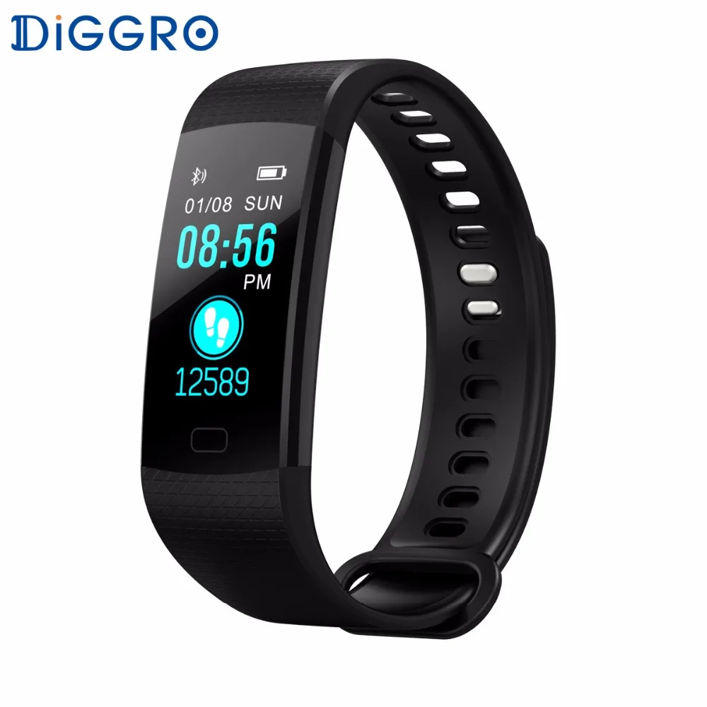 

Diggro DB07 Smart Bracelet Heart Rate Monitor Blood Oxygen Monitor IP67 Fitness Tracker for Andriod IOS