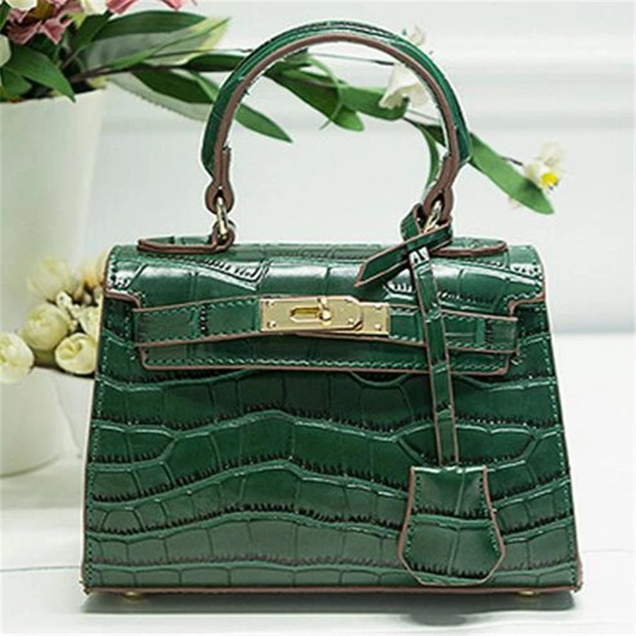 green bag for women