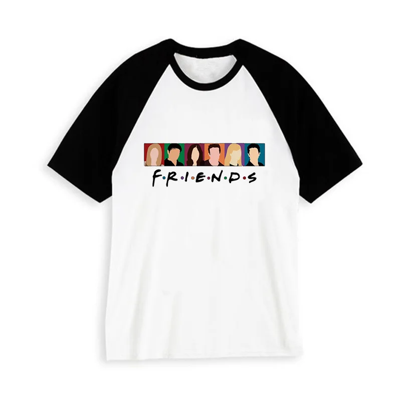 Рубашка для друзей, друзей, ТВ-шоу, футболка, женская, мужская, панк, Harajuku, футболка, мужская, женская, летняя, графическая, хипстерская, топы, футболка, Повседневная футболка