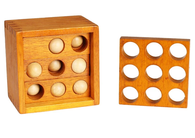 Вызов 3D IQ деревянный пазл для Тренировки Мозга традиционная деревянная игра для взрослых детей