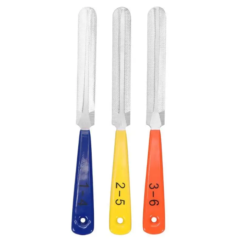 

3pcs/set Guitar Nut Files Fret Crowning Slot Filing Luthier Repair Tool Kit