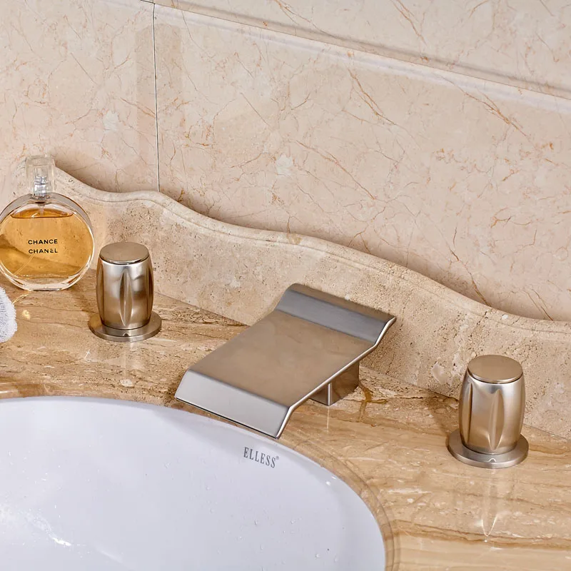 

High-grade Best Quality Washroom Countertop Mixer Faucet with Hot Cold Water