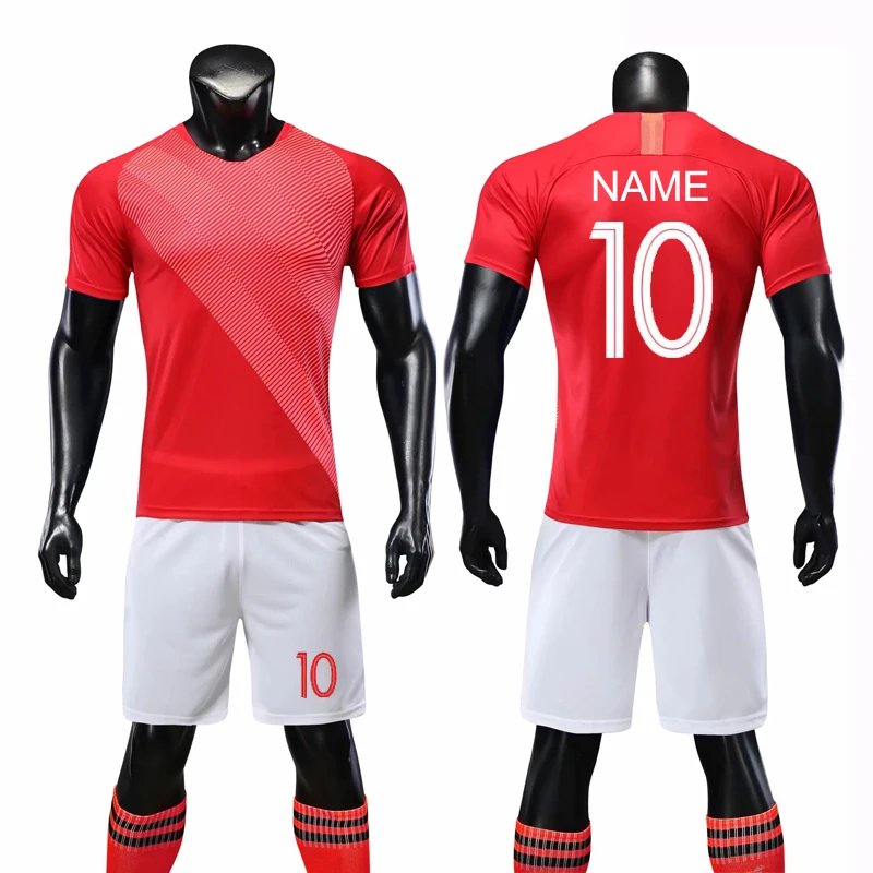 

New 2019-2020 Football Jersey For Men Custom Football Sets Soccer Sport Training Tracksuit Survetement Football Match Clothes