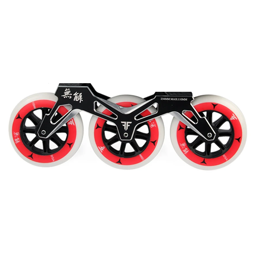 الألومنيوم 7000 مضمنة تزلج السرعة إطارات ل 3X110 مللي متر عجلات الشارع شحن أحذية التزلج Competetion ل سرعة سباق Patines حوض