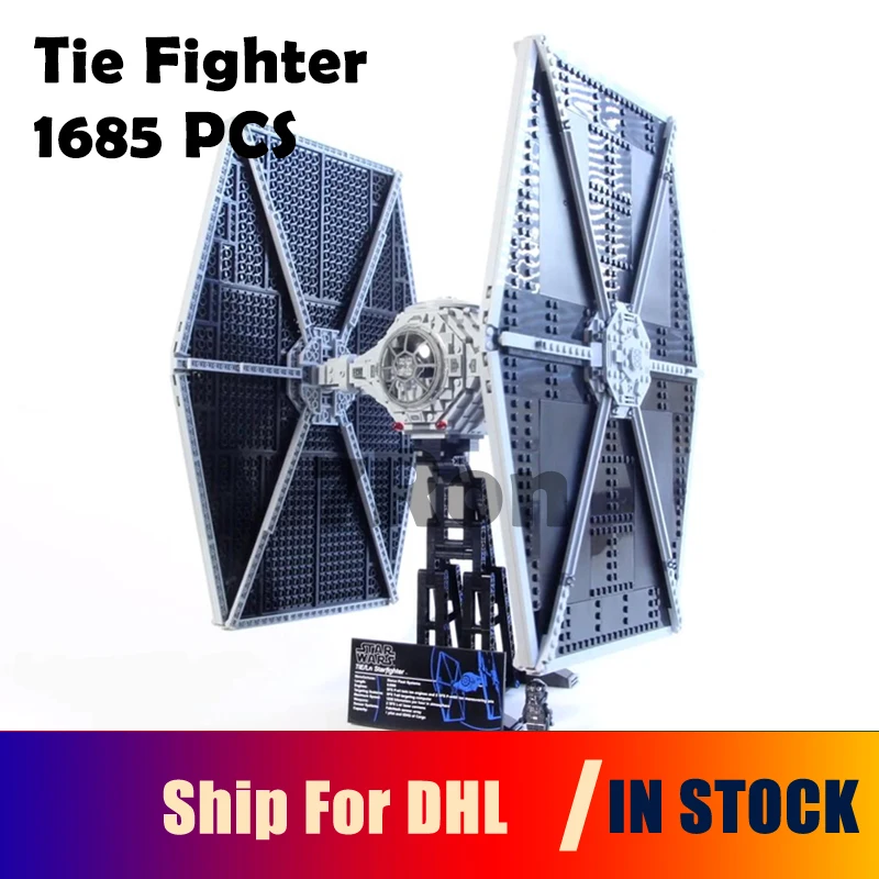 

Model Building Toys hobbies Educational Blocks 1685pcs Star 05036 Series Wars Tie Fighter Bricks Compatible with lego 75095 Gift
