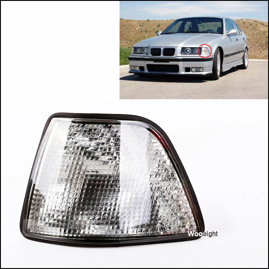 Car Accessories Corner Light Car Styling Turn Signal Clear Sidelight