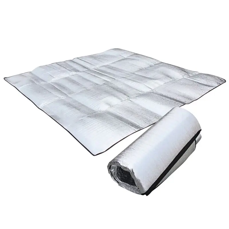 

Portable Foldable Folding Sleeping Mattress Beach Mat Pad Waterproof Aluminum Foil EVA Outdoor Camping Picnic Inflatable Tapete
