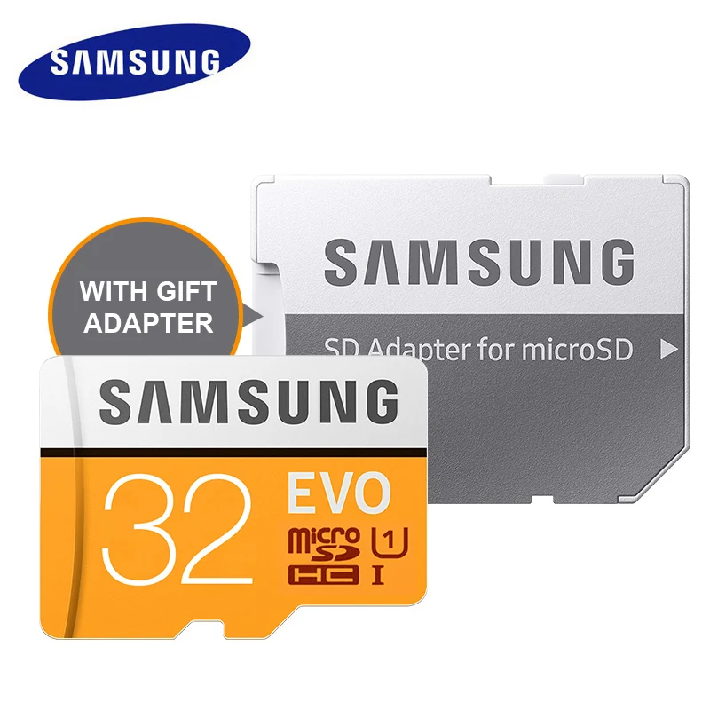 Карта памяти samsung EVO UHS-3, 256 ГБ, 128 ГБ, 64 ГБ, карта Micro sd, 32 ГБ, класс 10, U1, флеш-карта TF, карта памяти Microsd, sd-карта s - Емкость: 32 Гб