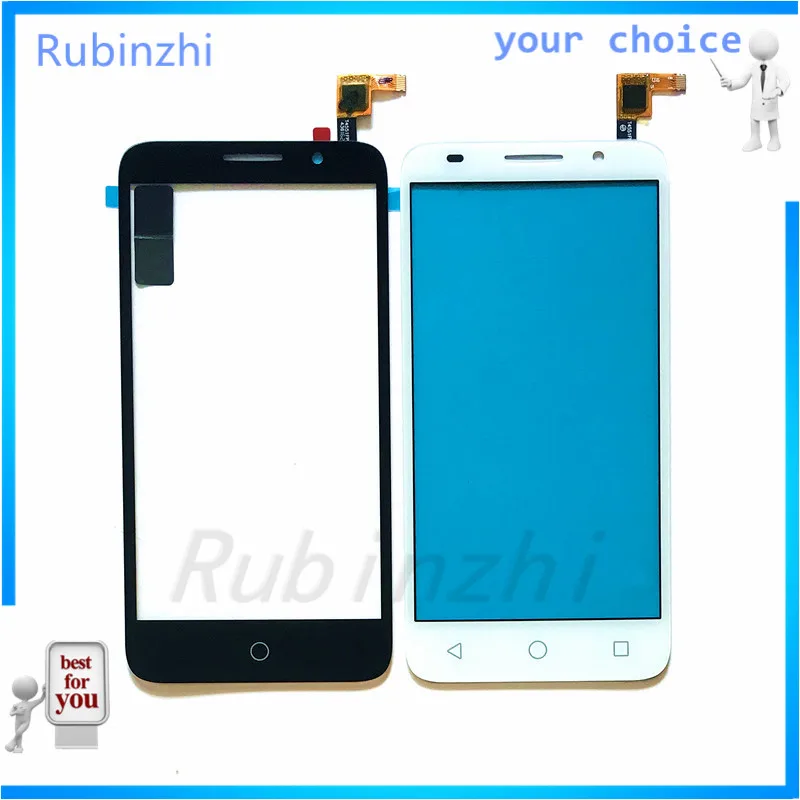 Переднее стекло для сенсорного экрана RUBINZHI Alcatel One Touch Pixi 3 4G OT5065 5065 5065A 5065D 5065X