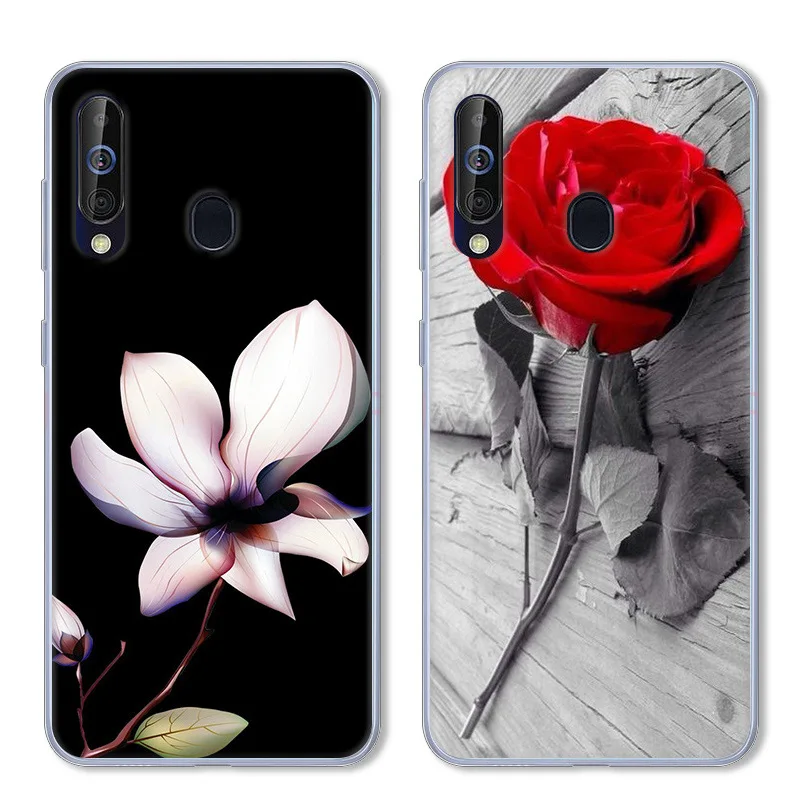Soft TPU Case For Samsung Galaxy A60 Cases Cute Painting Silicone Phone Back Cover For Samsung A60 A 60 Back Fundas protector