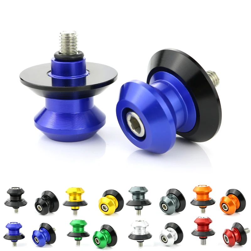 

For Suzuki GSXR600 GSX-R600 GSXR750 GSX-R750 2000-2018 Motorcycle CNC Aluminum Swingarm Stand Bobbins Screw Spools Slider