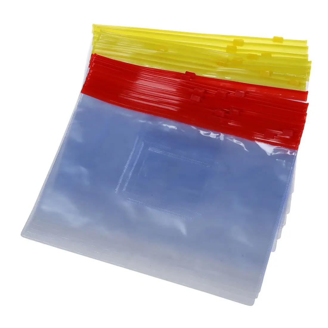 HOT-20PCS Пластик застежка зиппер сумки держатель файлов для A5 Бумага