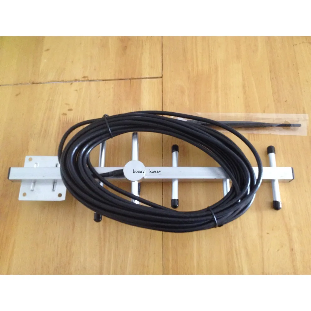 imágenes para 5 unidad 8db 806-960 MHz antena Yagi con 10 m de cable de antena INTERIOR N conector macho para GSM CDMA repetidor de refuerzo imágenes para 5 unidad 8db 806-960 MHz antena Yagi con 10 m de cable de antena INTERIOR N conector macho para GSM CDMA repetidor de refuerzo