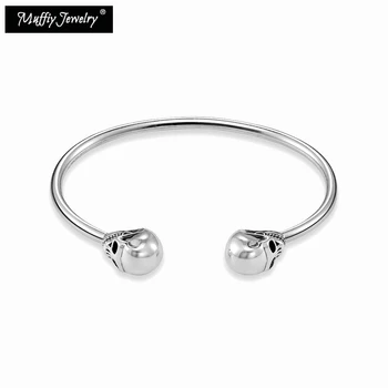 

Bangles Bracelet Skull,2017 Brand Heart Ts Punk Fashion 925 Sterling Silver Bangles Bracelet Thomas Rebel Gift For Women Men