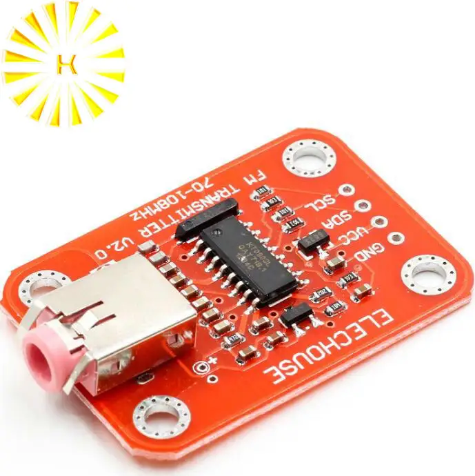 Модуль FM передатчика V2.0 цифровой модуль радио для микрофона Arduino