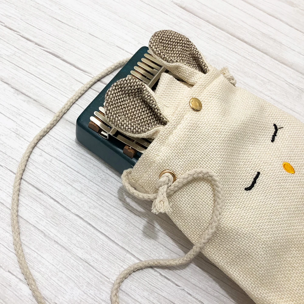 17 клавиш на палец Kalimba Paino Mbira Sanza большой пианино карманный размер поддержка сумка