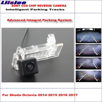 

Car Rear Camera Reverse Camera For Skoda Octavia 2014 2015 2016 2017 Vehicle Backup Camera Intelligentized Parking trajectory