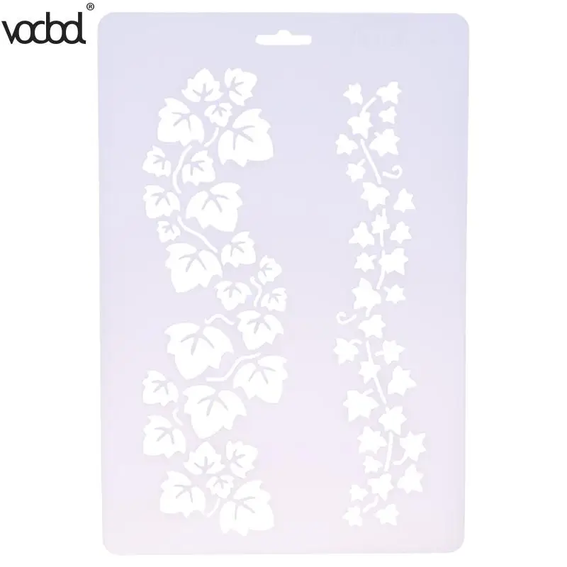 

VODOOL DIY Craft Vines Layering Plastic Stencils Scrapbooking Stamp Painting Stamps Album Decorative Embossing Paper Crafts