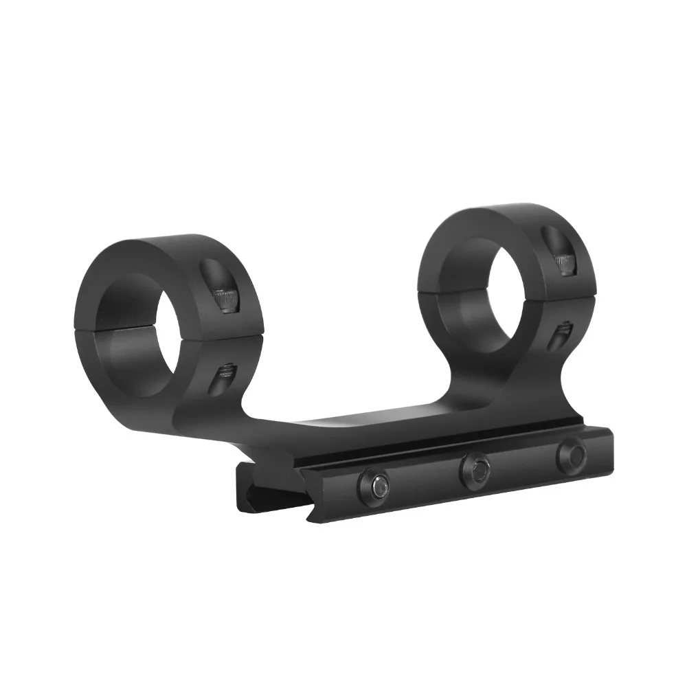 1 Inch 25.4mm Tactical Cantilever Scope Mount Dual Ring Built in 20 MOA