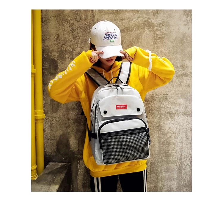 2017 Women Backpacks For Teenage Girls Youth Trend Schoolbag Student Bag Menghuo BRAND Nylon Waterproof Laptop Backpack Mochilas (35)