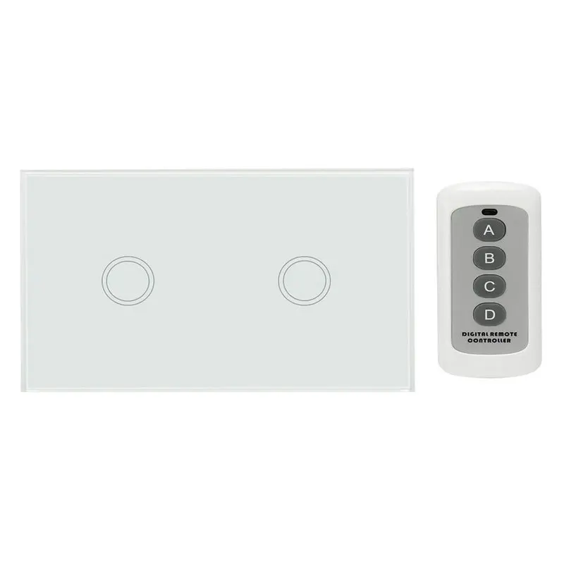 

AU/US Standard Touch Switch 1/ 2/ 3 Gang 1 Way Wireless Remote Control Light Switch with LED Indicator RF433 switch Smart Home